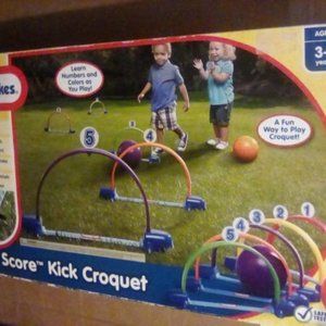 Little Tikes Easy Score Kick Croquet Preschool Outdoor Toy Game Boys Girls